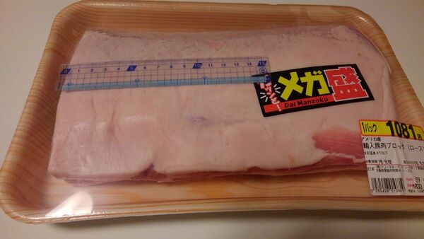 番外編　お肉買いました!　デカいやつ!!