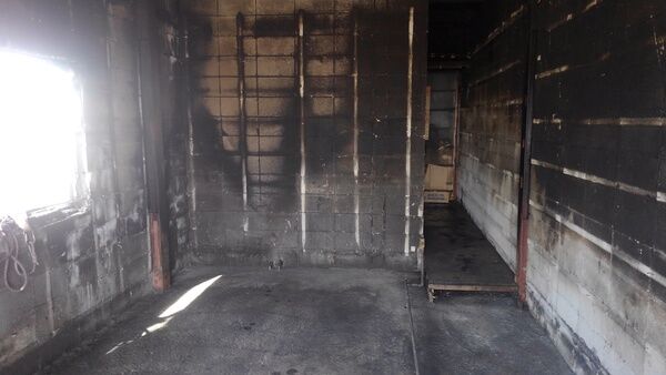 大阪市東淀川区で火事現場の回収です　2