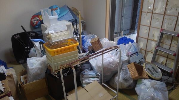 茨木市でリピーター様の不用品回収です