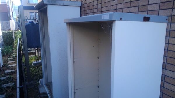 茨木市で物置の回収です