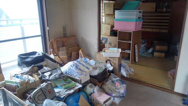 豊中市で不用品回収です